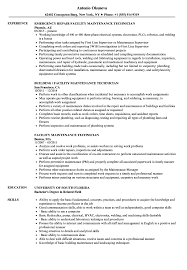 Skills for the maintenance supervisor's resume can vary greatly depending on the job. Facility Maintenance Technician Resume Samples Velvet Jobs