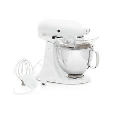 Boasting an attractive matte white color and 325w of power, this sleek, powerful countertop mixer can handle anything from stirring wet and dry ingredients together to kneading bread dough. Kitchenaid Artisan Series 5 Quart Tilt Head Matte White Stand Mixer Reviews Crate And Barrel Canada