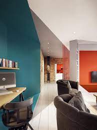 A Stunning Apartment With Colorful Geometric Design Interior Design Interior Design Living Room Interior Design Trends