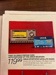 If the equipment he has receives any free service the paid subscription will begin at the conclusion. Radio From 2006 Target Ad Siriusxm