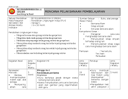 Pendidikan lingkungan hidup kelas/ semester : Doc Rpp Plh Kelas 1 Indah Rachmawati Academia Edu