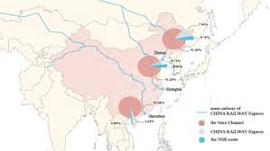 I suspect that the biggest container ships from china to the us east coast go via the indian ocean, suez, and the med to new york/new jersey and other east coast ports. The Competitiveness Of Arctic Shipping Over Suez Canal And China Europe Railway Sciencedirect