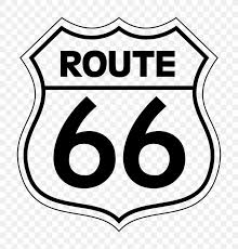 Vector route 66 colored stickers. U S Route 66 Road Drawing Clip Art Png 1008x1054px Us Route 66 Area Black Black And
