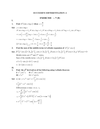 2 extending the proof for the derivative of ex. Ipe Material Notes