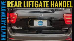 Interior exterior capability trd pro technology utility connected services toyota safety. How To Install The Rear Liftgate Handle On A 2000 2007 Toyota Sequoia Youtube