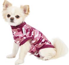 Suitical Recovery Suit For Dogs Pink Camo Xx Small