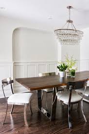Judges paneling in dining rooms | dining room with judges panels. Trim Molding Wainscoting Transitional Dining Room