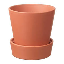 Ingefara Plant Pot With Saucer Ikea The Porous Terracotta Holds Excess Water So The Plant Can Draw Out Moist Terracotta Plant Pots Terracotta Ikea Inspiration