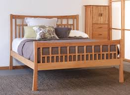 Craftsman furniture refers to the arts and crafts movement style furniture of gustav stickley's craftsman workshops. Contemporary Craftsman High Footboard Platform Bed Trundle Option Wooden Bedroom Furniture Sets Wooden Bedroom Furniture Furniture