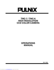 Pulnix Tmc 7 Operation Manual Pdf Download