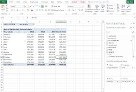 microsoft excel 2016 pivot tables excel consultant