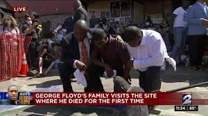 The hennepin county medical examiner's office on monday announced it has classified floyd's death a homicide. George Floyd S Family Visits The Site Where He Died For The First Time Youtube