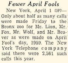 April Fool S Day Telephone Pranks