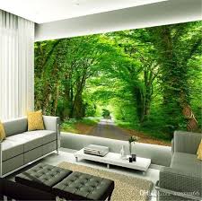 3d Photo Wall Mural Green Tree Nature Landscape Wall Papers Custom Mural Wallpaper For Bedroom Home Decor Living Room Wallpaper For Pc In Hd Wallpaper Free From Wallpaper Living Room Wall