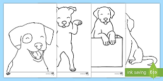 Exclusive image of puppy dog coloring pages puppy coloring pages. Puppies Colouring Sheets Dog Templates Primary Resource
