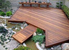 Floating wood deck with dining table and chairs as seen on hgtv's yard crashers, this floating wood deck is the perfect spot for an outdoor dinner party. Pin On Deck Ideas