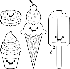 For boys and girls, kids and adults, teenagers and toddlers, preschoolers and older kids at school. Cute Kawaii Food Coloring Pages Super Kins Author