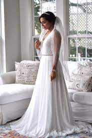 Chiffon Halter Plunge Beaded Waist Wedding Dress David S Bridal In 2021 Dresses Stunning Wedding Dresses Wedding Dresses