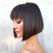 You can wear it with a blunt fringe, side. 55 Hot Short Bobs With Bangs Haircuts And Hairstyles For 2020