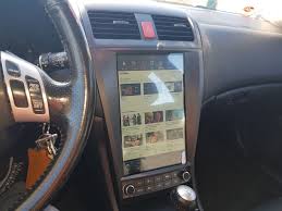 12 1 Tesla Vertical Touch Screen In Dash Car Dvd Auto Gps Navigation Multimedia Stereo Special For Hond Honda Accord Car Audio Installation Custom Car Interior
