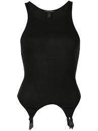 Kiki De Montparnasse Ribbed Garter Tank Top Farfetch