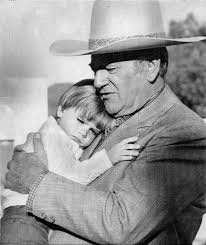 John Wayne With His Grandson Michael Ian 1971 John Wayne Wayne Movie Stars