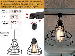 industrial h type track pendant