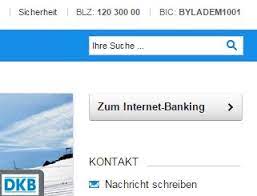It's also called an address code or bic. Dkb Bank Deutsche Kreditbank Dkb De Login Online Banking