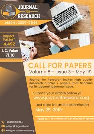 Journal4research Callforpaper Science Journal Research Paper Journal