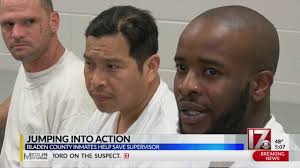 NC inmates given Life Saving Award for rushing to aid supervisor who  collapsed