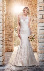 Essence Of Australia Lace High Neck Beaded Wedding Dress Essense Of Australia Wedding Dresses Wedding Dress Trends Wedding Dresses Lace