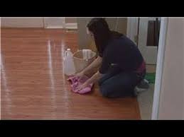 One method is to simply mop the affected area if your floor gets bleached, you will have to treat the wood once again. Housekeeping Tips How To Clean Pet Urine Out Of Wood Floors Youtube