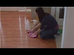 One method is to simply mop the affected area if your floor gets bleached, you will have to treat the wood once again. Housekeeping Tips How To Clean Pet Urine Out Of Wood Floors Youtube