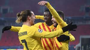 Griezmann and dembélé are good friends. Dembele 9 10 Griezmann 8 10 As Messi Less Barcelona Rout Ferencvaros