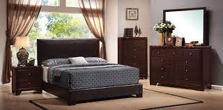 Conner Dark Brown Bedroom Set In 2021 Queen Upholstered Bed Cal King Bedding Furniture