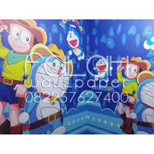 Sebagian orang memilih gambar yang beda dari. Wallpaper Dinding Custom Wallpaper Dinding Murah Wallpaper Dinding 3d Kartun Doraemon Shopee Indonesia