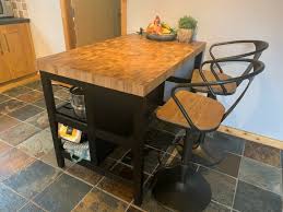 Bookshelves turned kitchen island ikea hack (more details). Pin On Kitchen