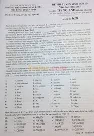 Clip giải đề thi môn anh văn tuyển sinh vào lớp 10 tại tphcm năm 2016 do cô thanh xuân, trường thpt vĩnh viễn trình bày. Ä'á» Thi Tuyá»ƒn Sinh Vao Lá»›p 10 Mon Tiáº¿ng Anh NÄƒm 2016 Co Ä'ap An Tiáº¿ng Anh Giao Dá»¥c Há»c Táº­p