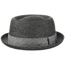 Stetson Robstown Toyo Pork Pie Hat Anthracite Stetson Eu