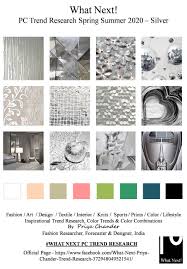 Silver Ss2020 Upcoming Fashion Trends Color Trends Fashion Forecasting