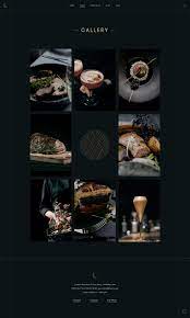Gallery Page Food Website Design Menu Design Inspiration Restaurant Menu Design