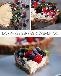 See more ideas about free desserts, dessert recipes, dairy free dessert. Dairy Free Berries Cream Tart Guilt Free Dessert Dessert Recipes Easy Food Processor Recipes