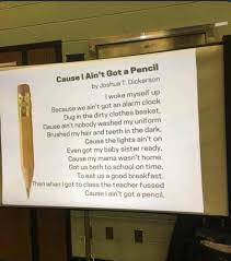 Joshua t dickerson is the author of cause i ain't got a pencil (0.0 avg rating, 0 ratings, 0 reviews). Cause I Ain T Got A Pencil 9gag