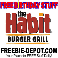 Free Birthday Stuff The Habit Burger Grill Bday Birthday Birthdayfreebie Birthdaygift Freebirthd Free Birthday Stuff Free Birthday Food Burger