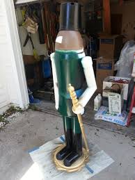 Diy Lifesize Nutcracker On A Budget Pots Planters And Pvc July 2015 Nutcrackers Diy Nutcracker Christmas Nutcracker