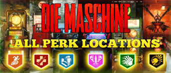 Get out there and kill some zombies! All The Perk Locations In Die Maschine Black Ops Cold War Zombies Die Maschine Downsights
