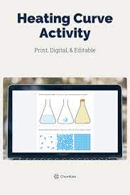 Heating Curve Phase Changes Activity Print Digital And Editable In 2021 Teaching Chemistry Intermolecular Force Teaching