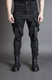 Julius Ss15 Coated Gas Mask Cargo Sz1 Size 29 920 Leather Jacket Men Style Leather Jacket Style Mens Outfits