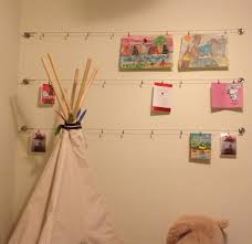 Ikea Dignitet Curtain Wire Stainless Steel Curtain Wire Kids Artwork Wall Displaying Kids Artwork