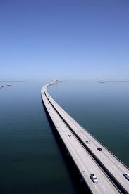 Aerial Photo Of Sunshine Skyway Bridge Tampa Bay Florida Usa Sunshine Skyway Bridge Places To Travel Africa Travel